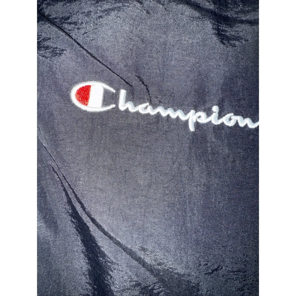 Champion‎ Boys' Size Large 14-16 Nylon Coach's Jacket Black, fleece line Shirt